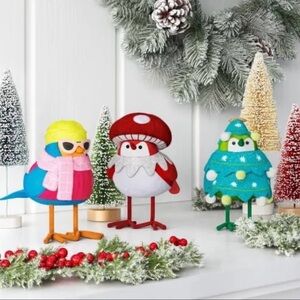 Wondershop Christmas Feathered Friends - 3pc Set